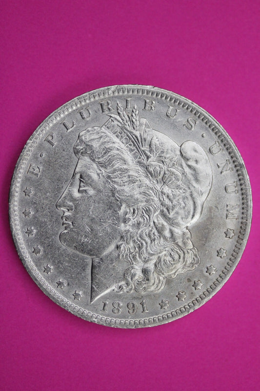 1891 O Morgan Lady Liberty Silver Dollar Higher Grade Semi Key Date Coin 85