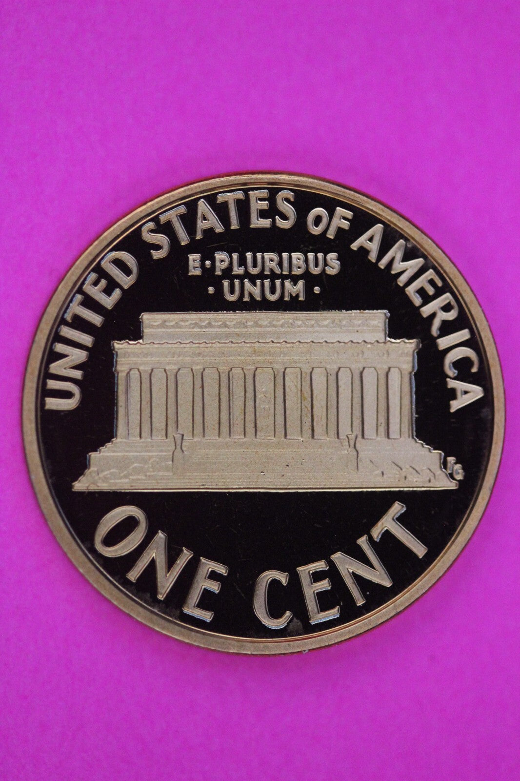 Gem Proof 2007 S Ultra Deep Cameo Lincoln Memorial Cent Same Coin In Pics TOM24