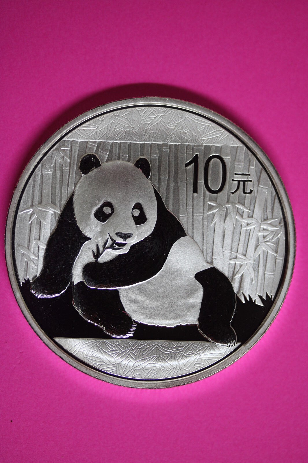 2015 Gem BU China Panda 1 OZ 999 Silver Same Coin In Pics Proof Like Capsule 47
