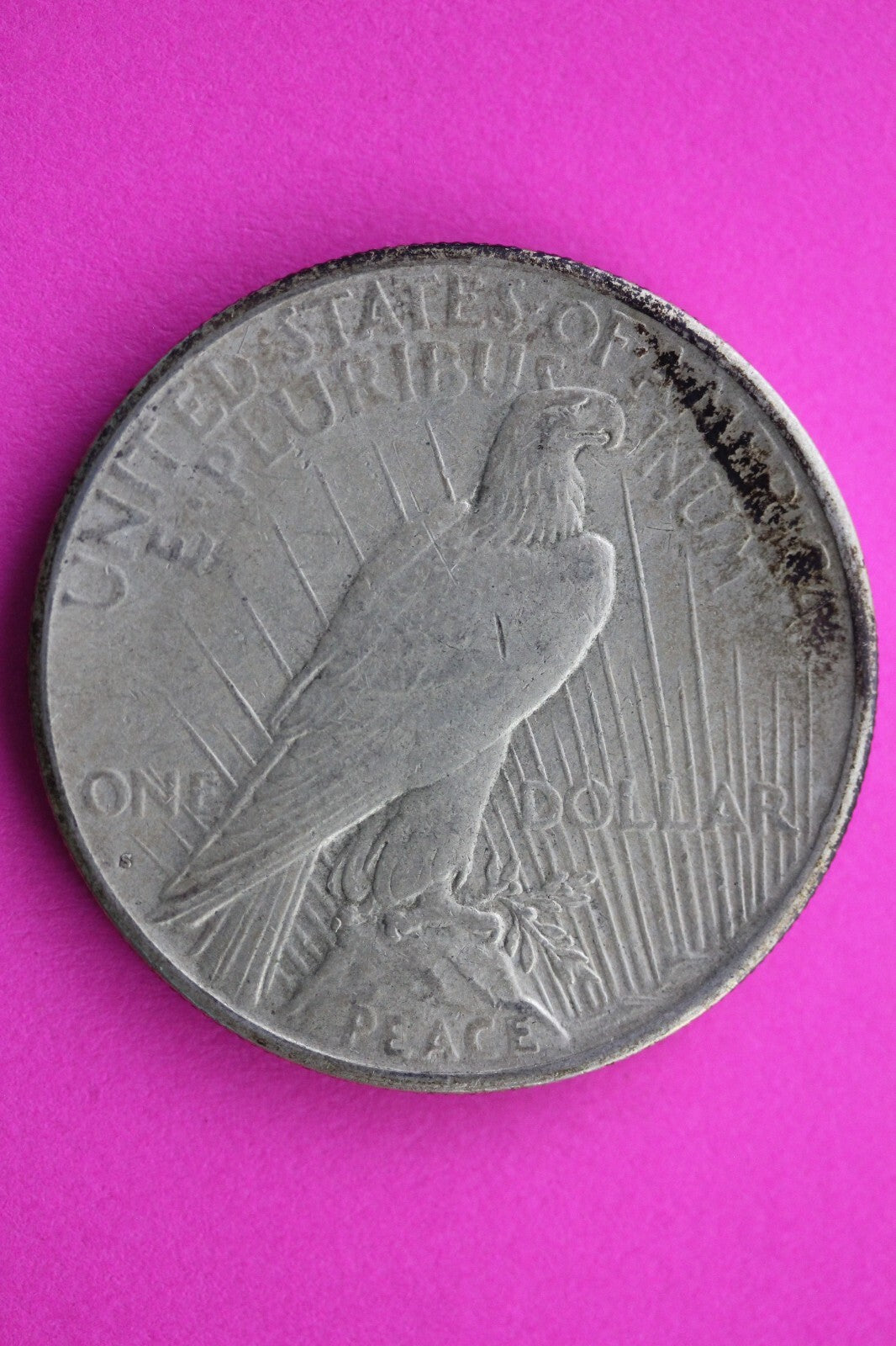 High Grade 1925 S Peace Silver Dollar LIberty Coin Guaranteed Authentic 0367N