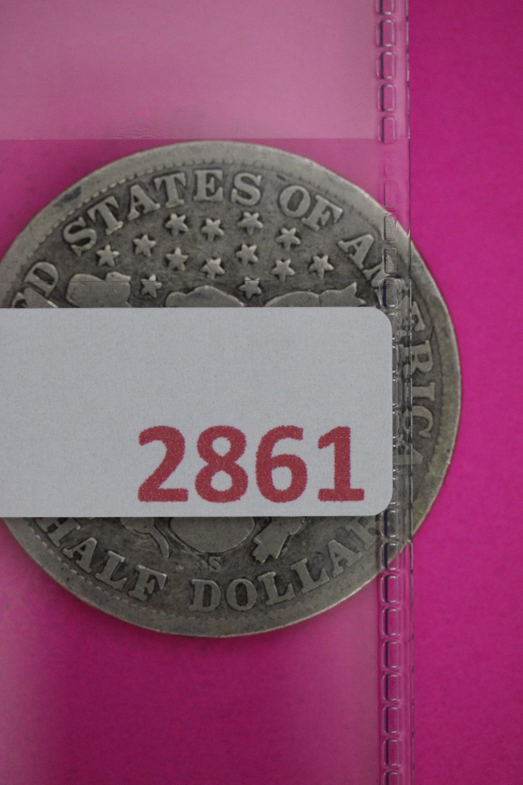 1907 S Barber Liberty Silver Half Dollar Guaranteed Authentic Genuine Coin 2861