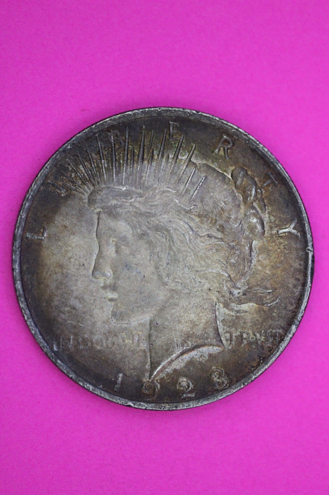 Toned High Grade 1923 P Liberty Peace Silver Dollar Philadelphia Mint Coin 103