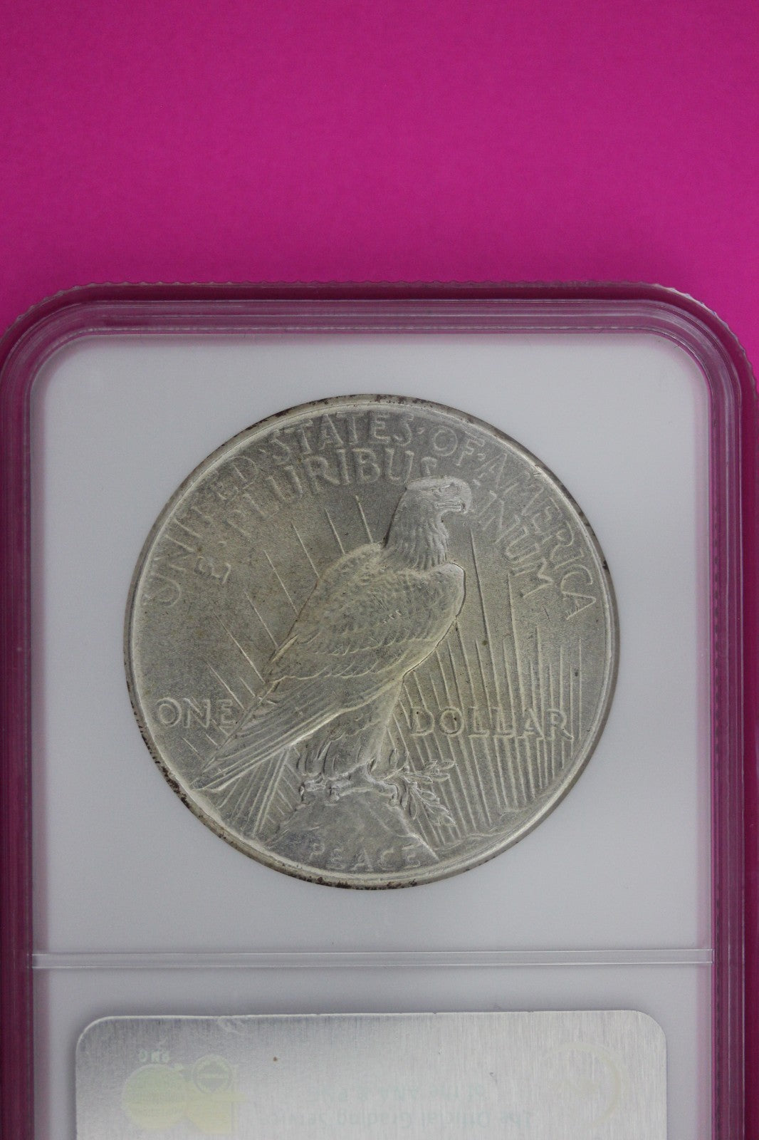 1925 P MS 63 Peace Liberty Silver Dollar NGC Certified Graded Authentic 1184