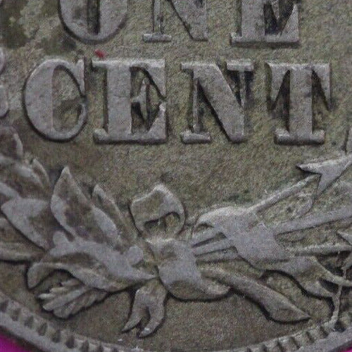 1864 Copper Nickel Indian Head Cent Penny Exact Early Type Coin Pictured 16