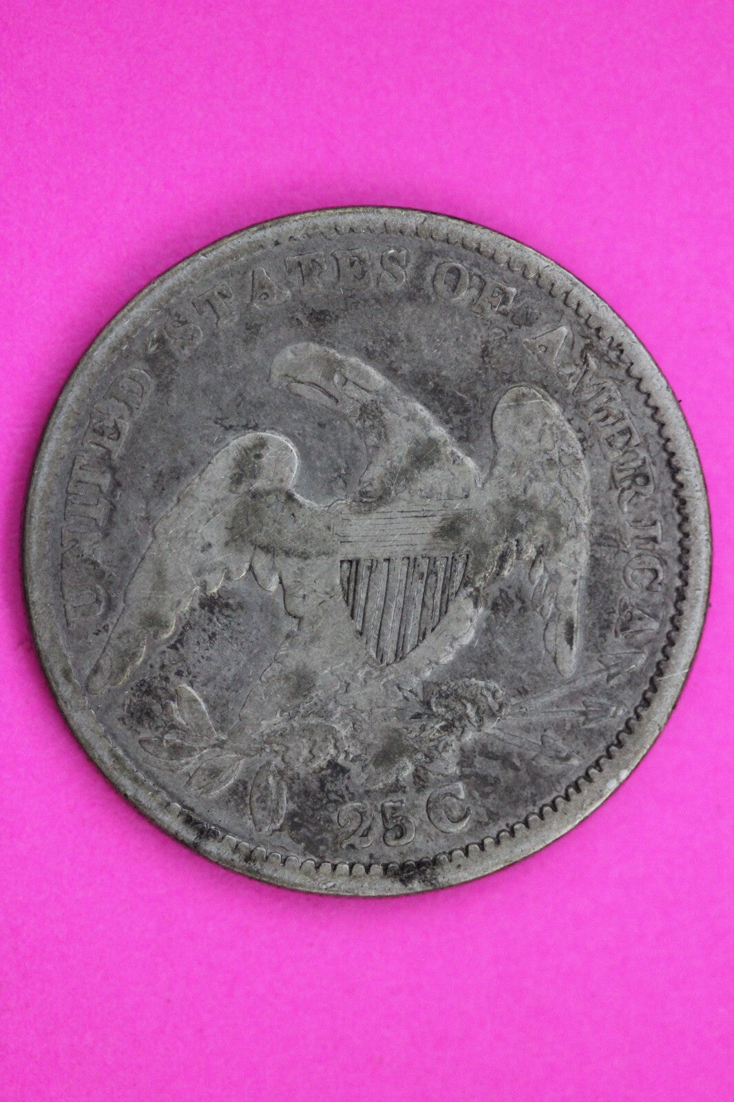 1834 Bust Cap Quarter Lady Liberty Guaranteed Authentic & Genuine Coin 1198