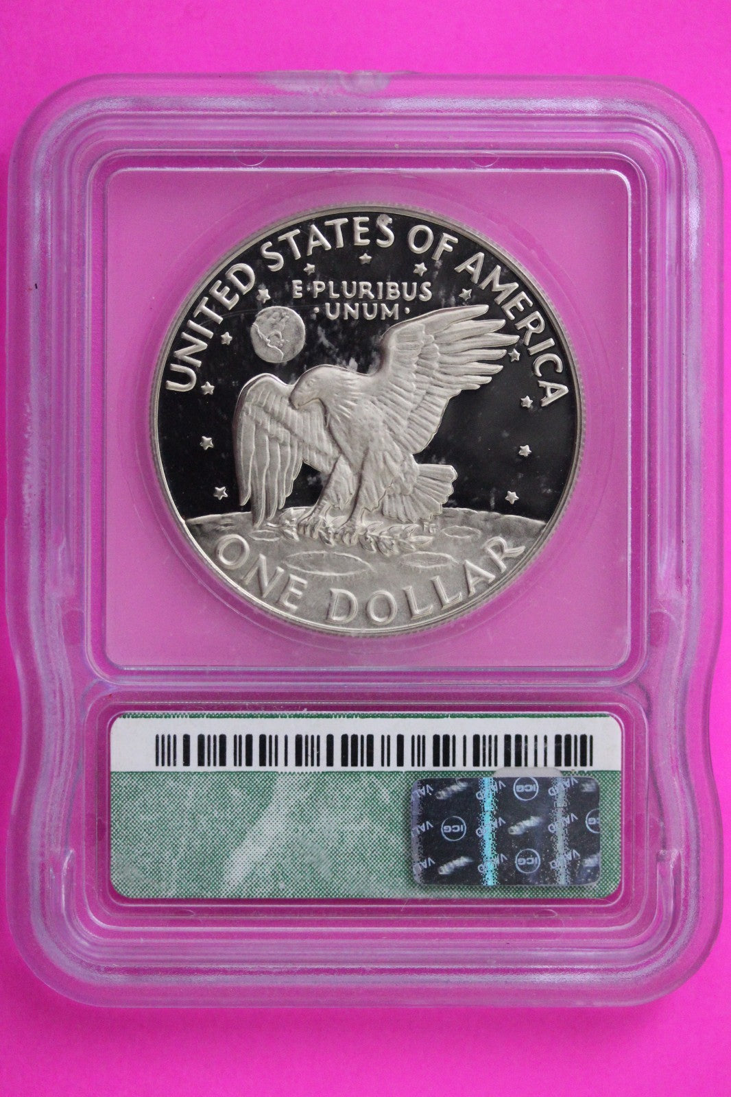 1978 S PR 70 Deep Cameo Clad Ike Eisenhower Dollar ICG Certified Graded 338