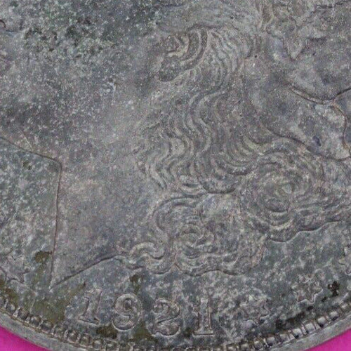 Toned High Grade 1921 D Morgan Liberty Silver Dollar Denver Mint Coin 310