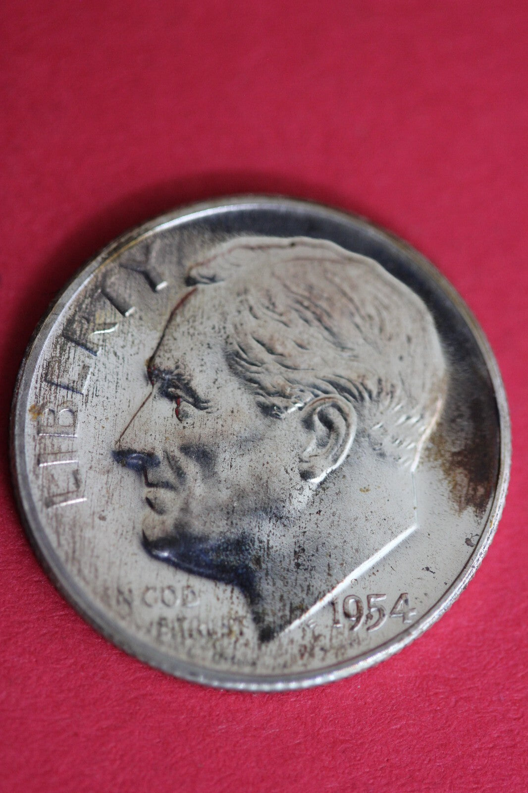 1954 Silver Proof Roosevelt Dime Exact Coin Shown 53