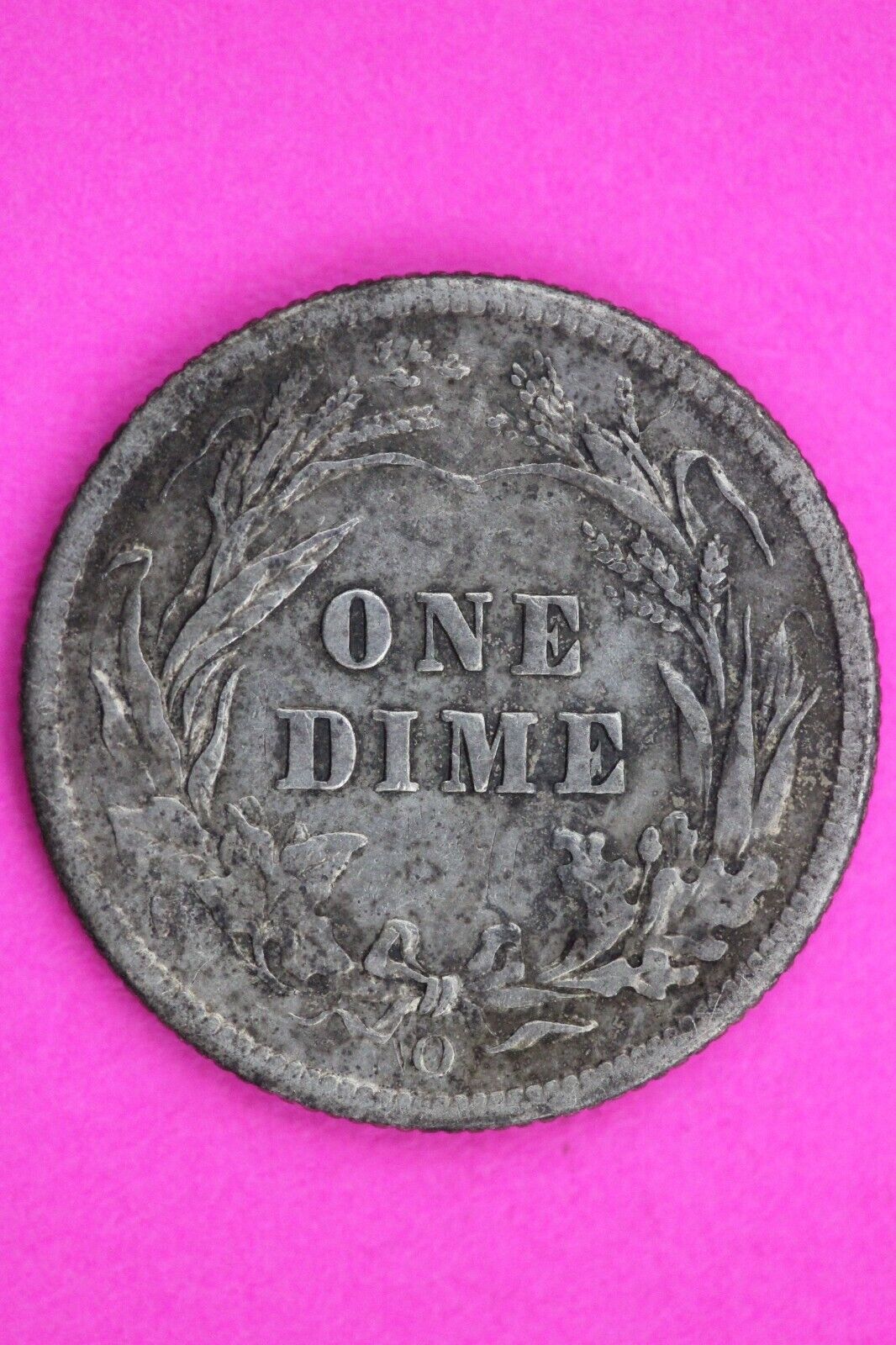 1908 O Barber Liberty Dime Scarce Semi Key Date Silver Coin Free Shipping 0089