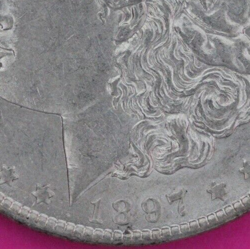 High Grade 1897 O Morgan Liberty Silver Dollar Scarce Key Date New Orleans 327