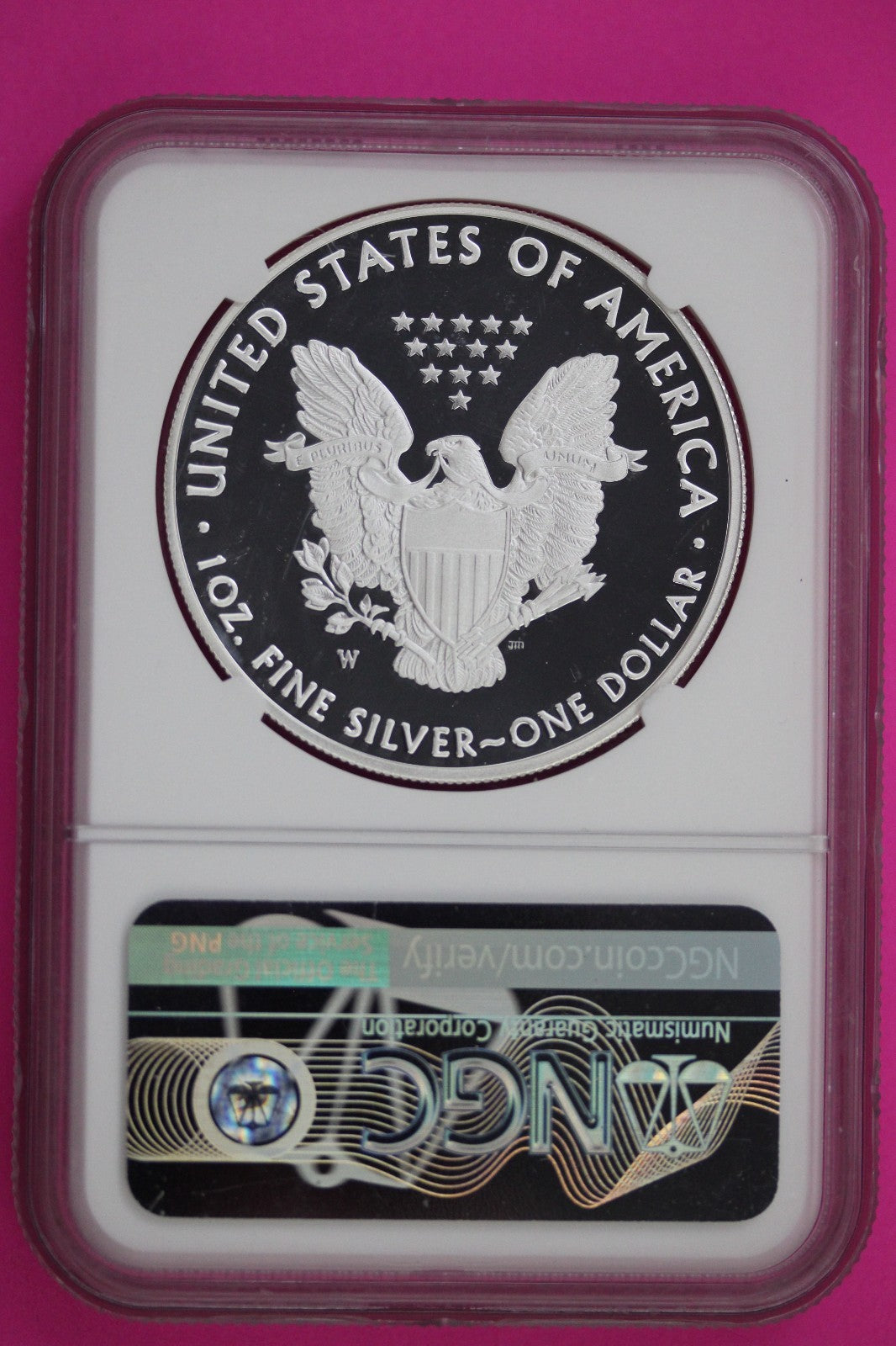 2020 W PF 70 Silver Eagle First Day Of Issue Proof Ultra Cameo 1 OZ NGC Slab 893