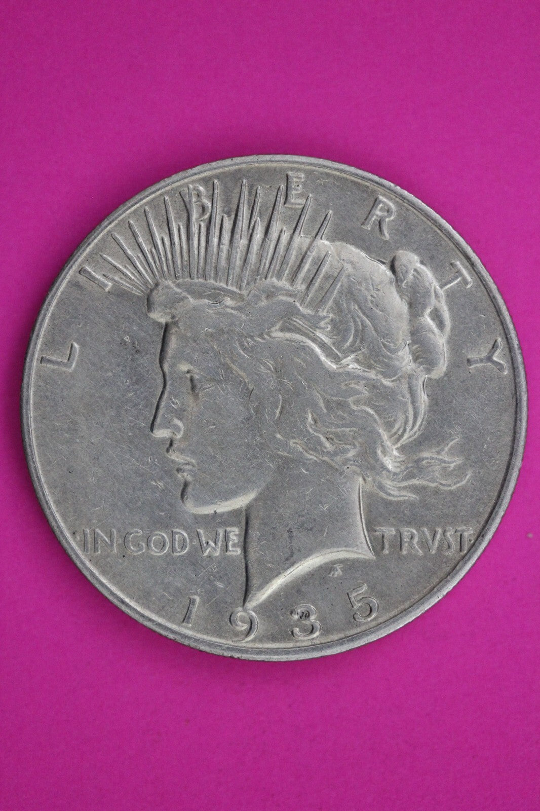 1935 S Peace Liberty Silver Dollar Guaranteed Authentic & Genuine Coin 1394