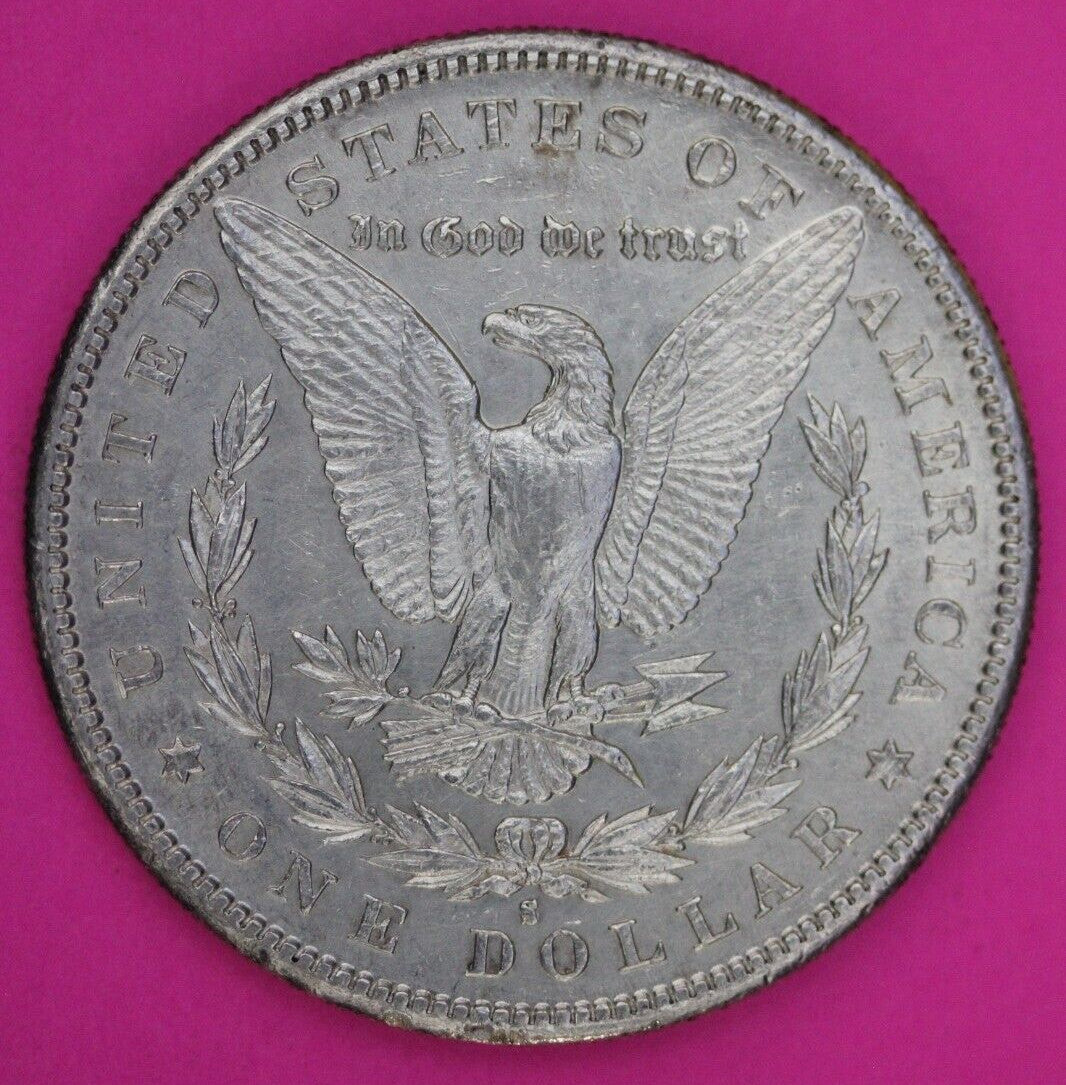 High Grade 1886 S Morgan Liberty Silver Dollar Scarce Semi Key Date Coin 34