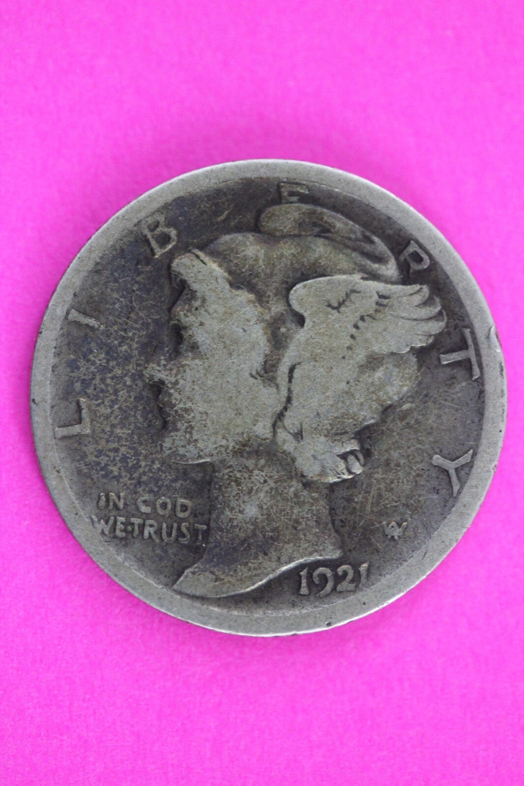 Key Date 1921 P Mercury Winged Liberty Dime Silver You Get Same Coin In Pics 29