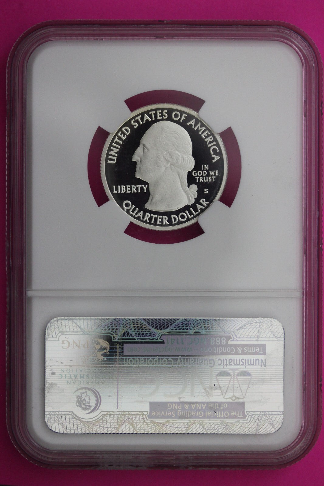 2010 S PF 70 Silver Quarter Grand Canyon National Park NGC Graded Certified 458