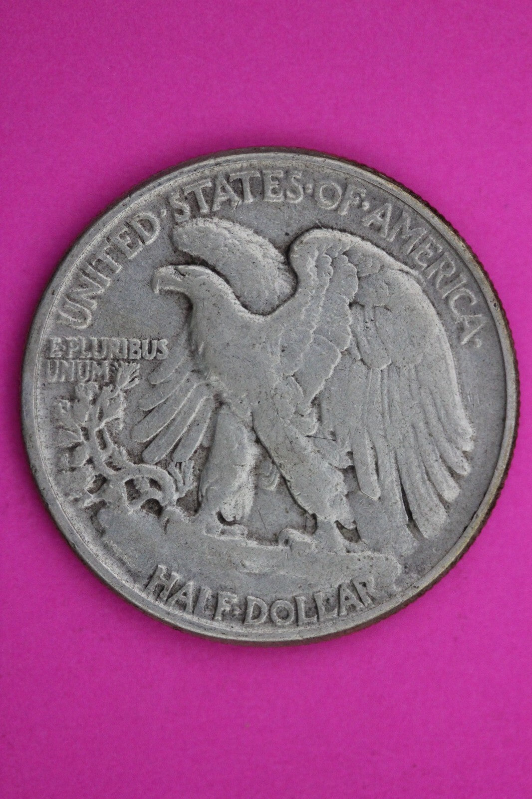 1944 P Walking Liberty Walker Half Dollar Missing Designors Initials Coin 0375N