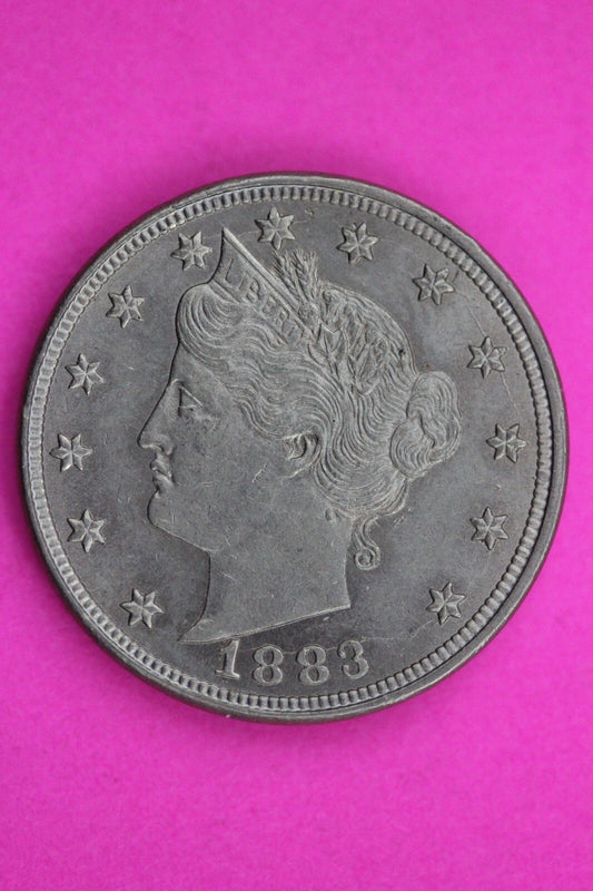 High Grade 1883 No Cents V Liberty Nickel Exact Coin Pictured Scarce Key Date 13