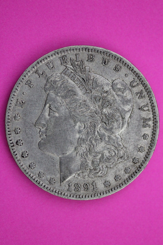 1891 O Morgan Lady Liberty Rare Date Silver Dollar Guaranteed Authentic 0192N