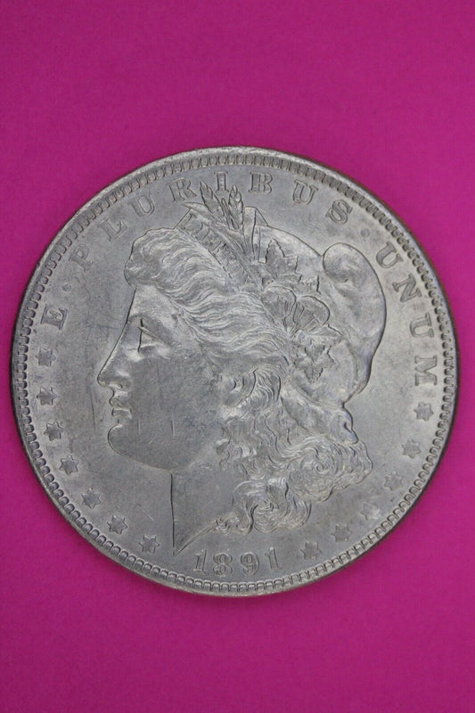 High Grade 1891 P Morgan Liberty Silver Dollar Philadelphia Minted Coin 145