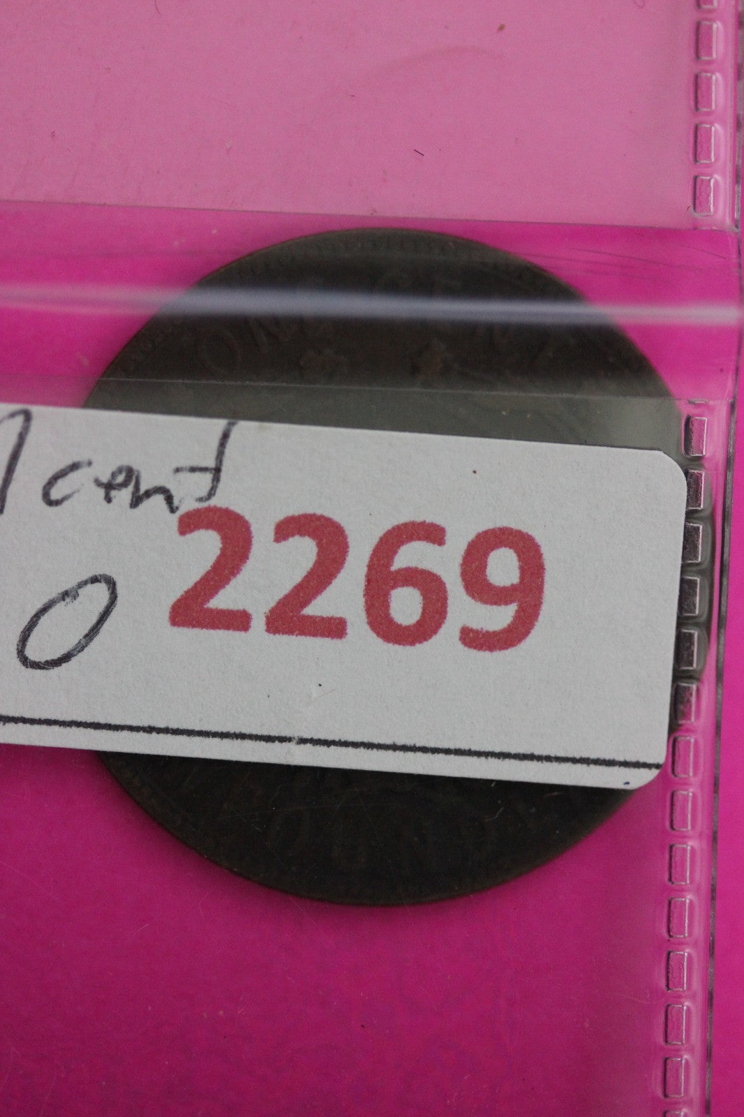 Rare 1873 Newfoundland Canada Large Cent Penny Coin Guaranteed Authentic 2269