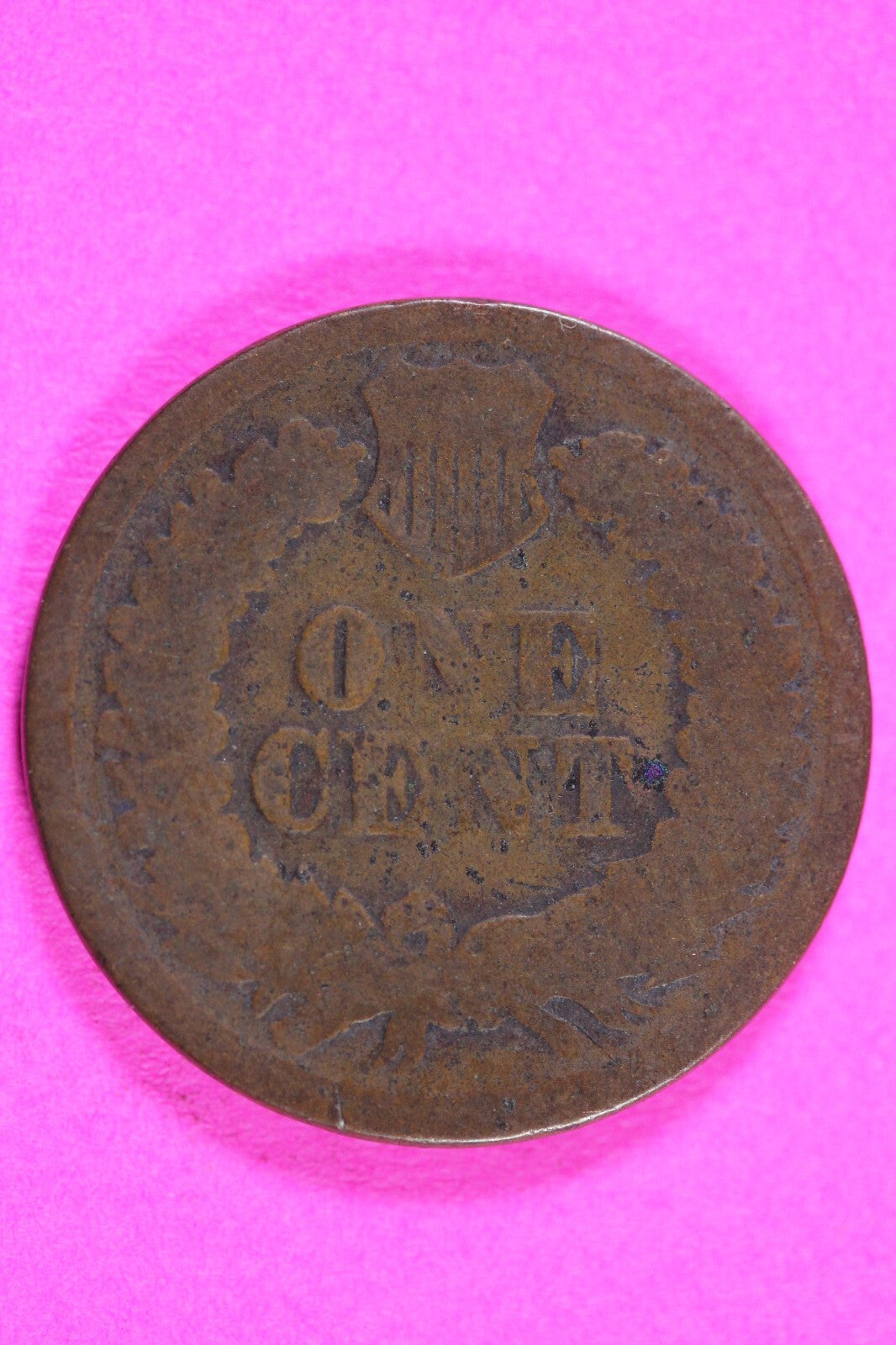 1864 Bronze Indian Head Cent Penny Rare Early Type Coin Exact Coin Pictured 221