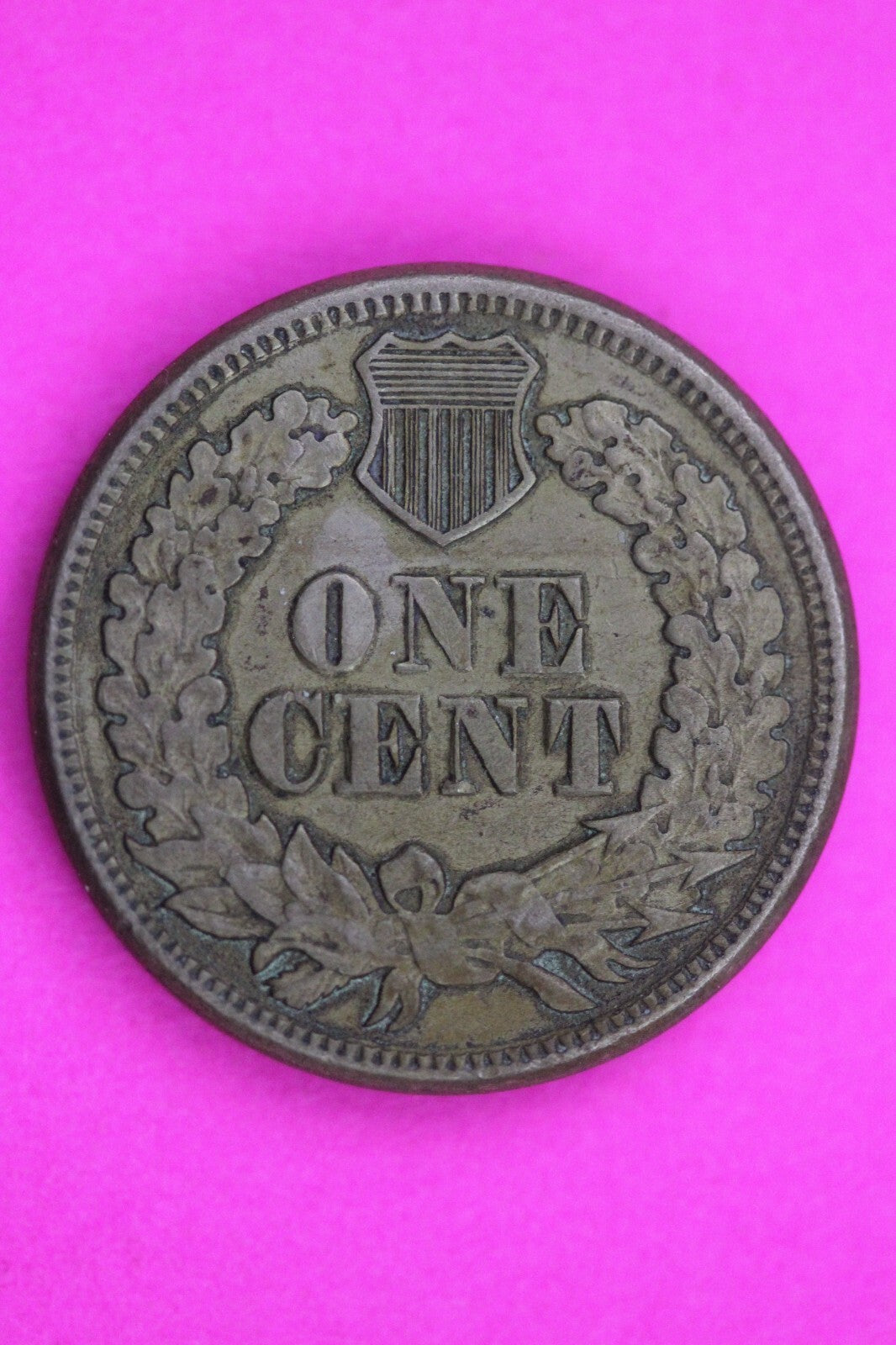 High Grade 1863 Copper Nickel Indian Head Cent Penny Guaranteed Authentic 1072