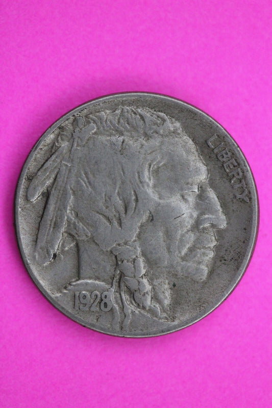High Grade 1928 S Buffalo Indian Nickel Exact Coin Pictured Philadelphia Mint 13