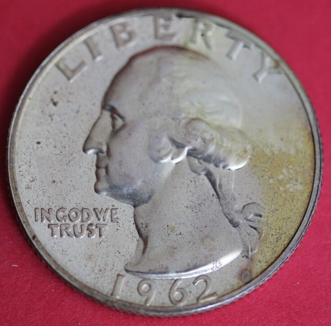 Toned 1962 Proof George Washington Quarter Exact Coin Shown  16