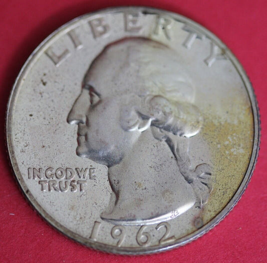 Toned 1962 Proof George Washington Quarter Exact Coin Shown  16