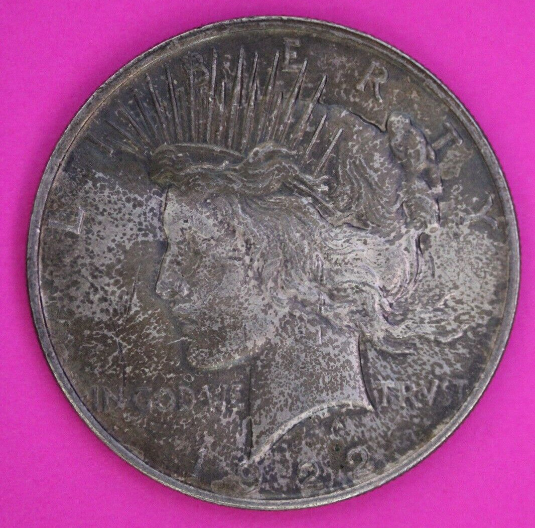 Toned High Grade 1922 P Liberty Peace Silver Dollar Philadelphia Mint Coin 242
