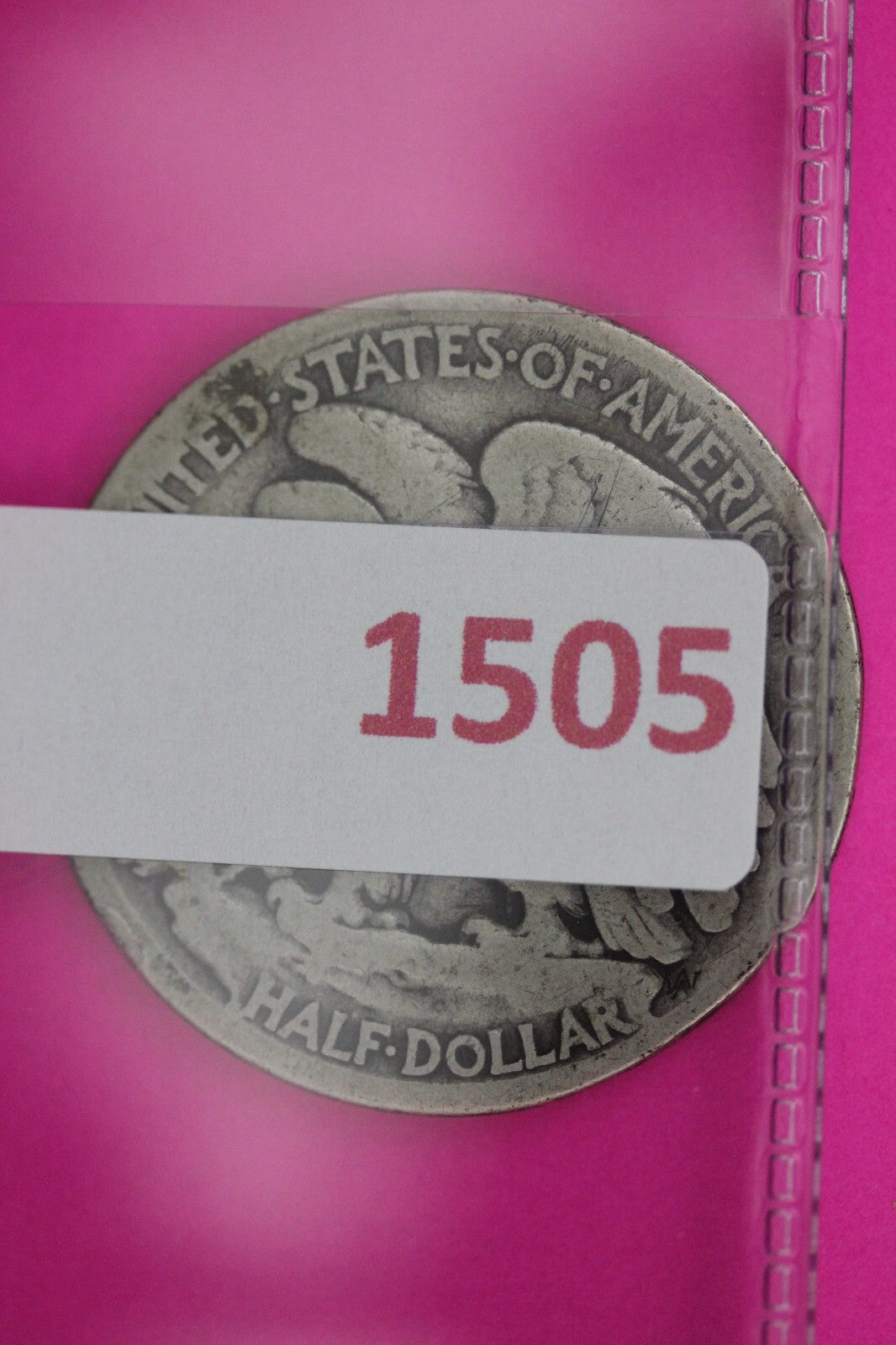 1917 Obverse S Walking Liberty Silver Half Dollar Guaranteed Authentic Coin 1505