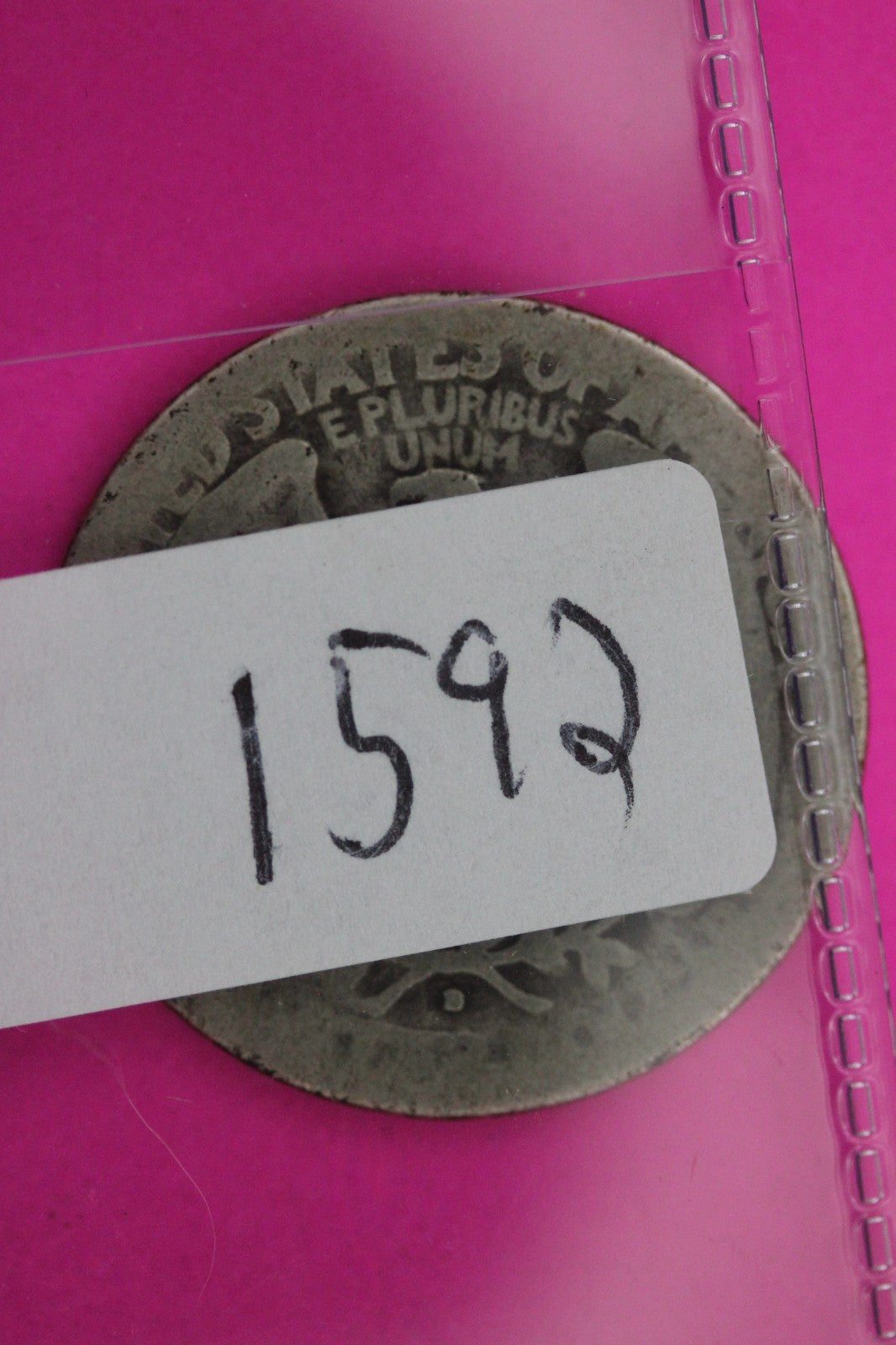 1932 D George Washington Silver Quarter Guaranteed Authentic Genuine Coin 1592