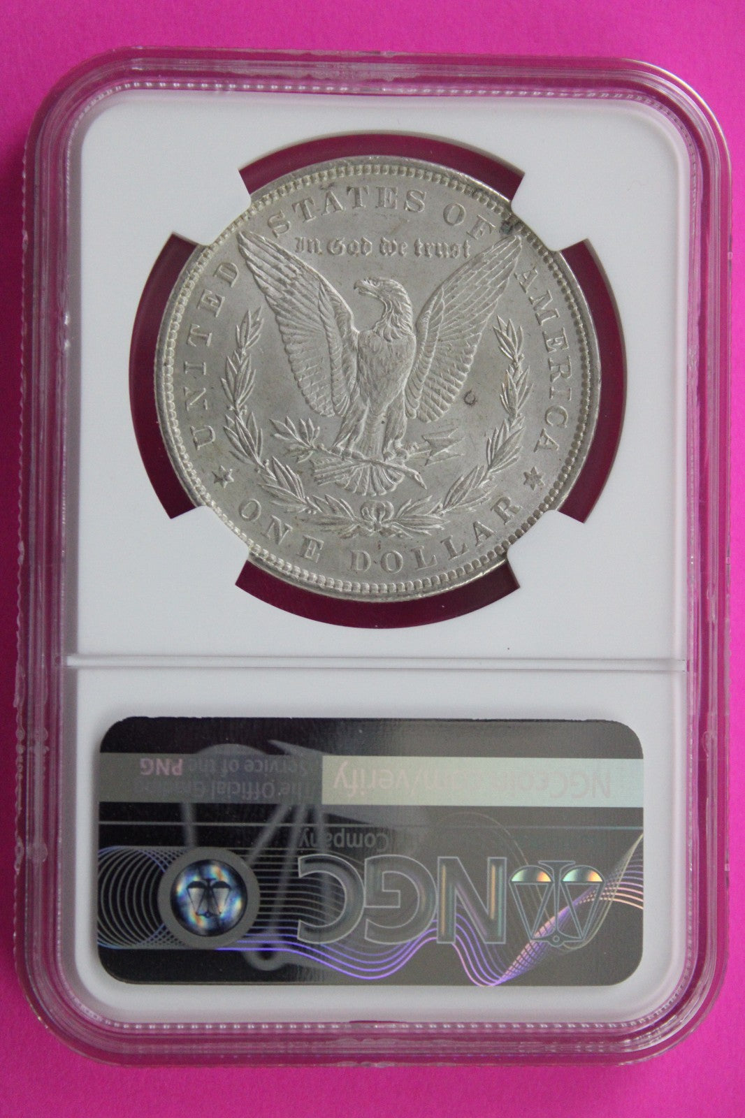 1889 P MS 63 Liberty Morgan Silver Dollar NGC Certified Graded Authentic 828