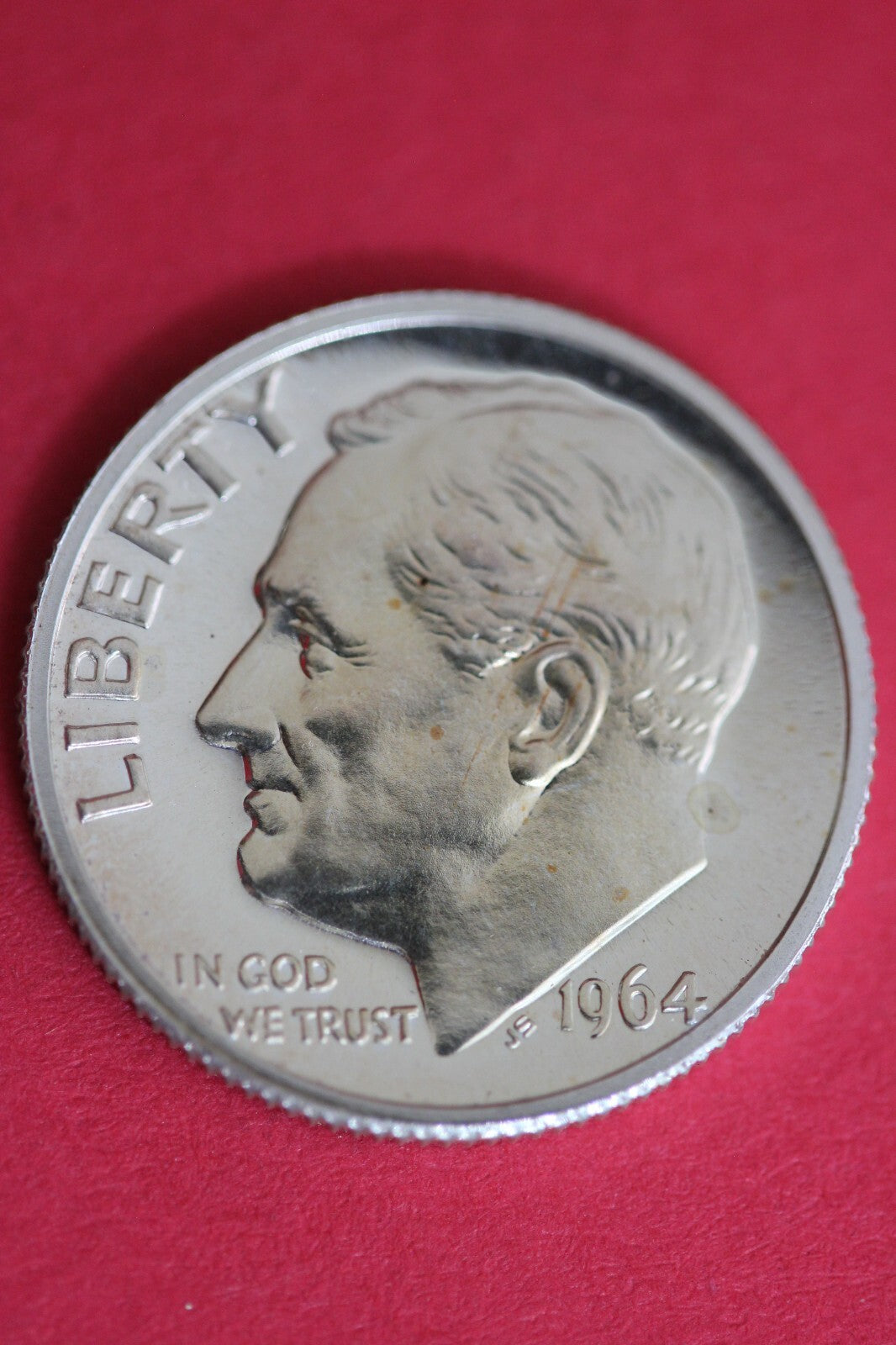 1964 Silver Proof Roosevelt Dime Exact Coin Shown  55