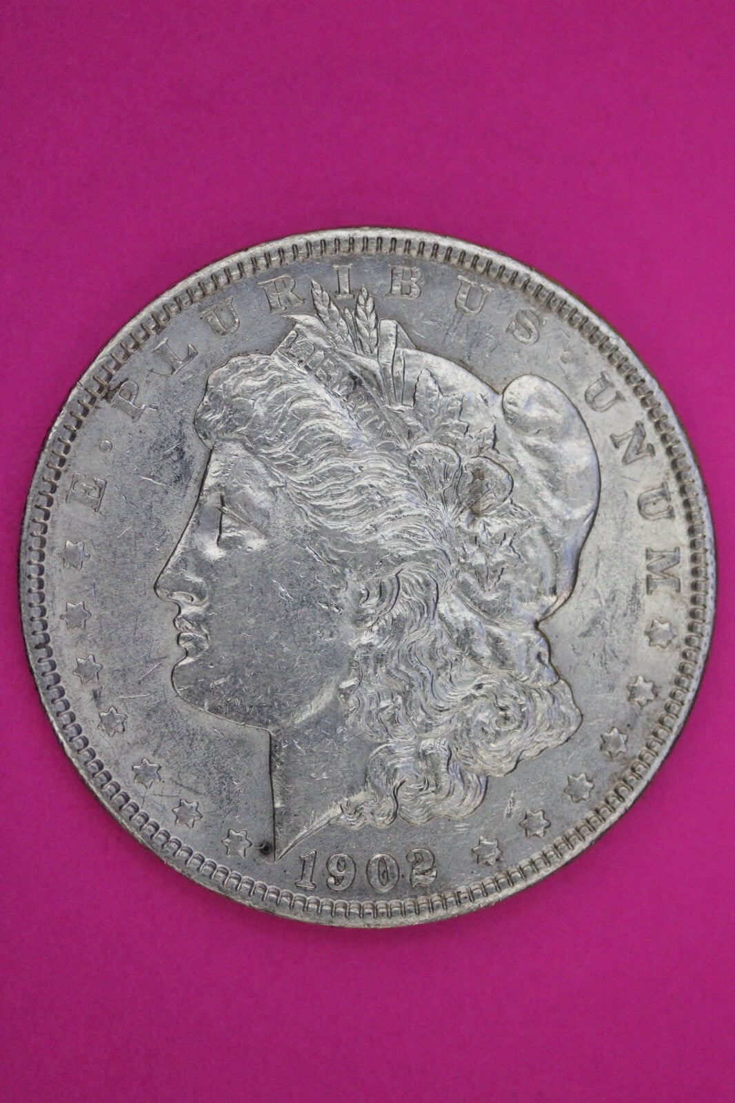 High Grade 1902 P Morgan Liberty Silver Dollar Scarce Semi Key Date Coin 127