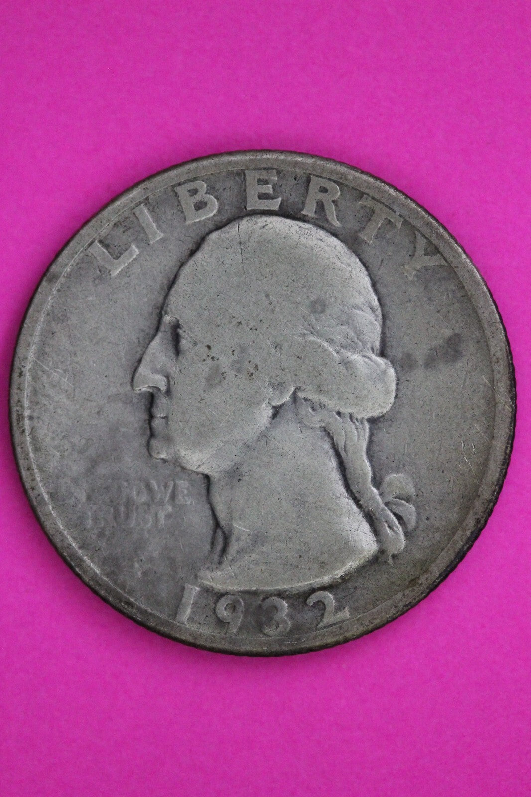1932 D George Washington Silver Quarter Semi Key Date Coin Guaranteed Real 0630N