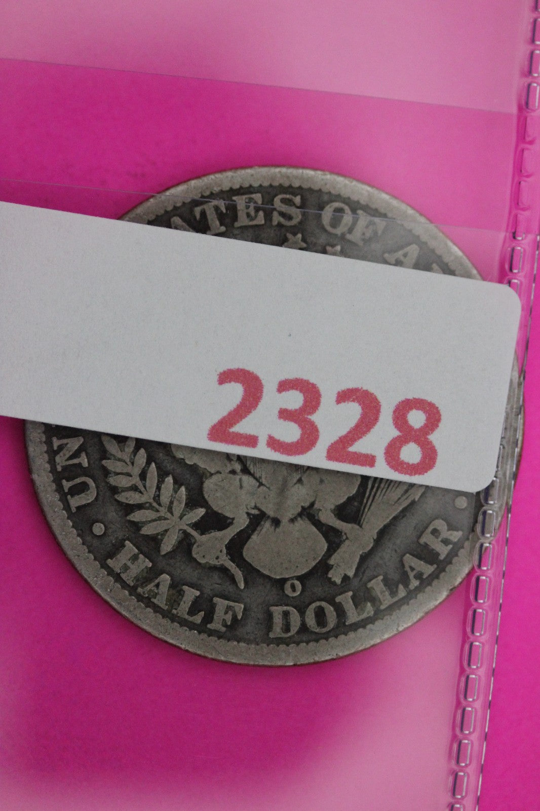 1901 O Barber Liberty Silver Half Dollar Guaranteed Authentic Genuine Coin 2328