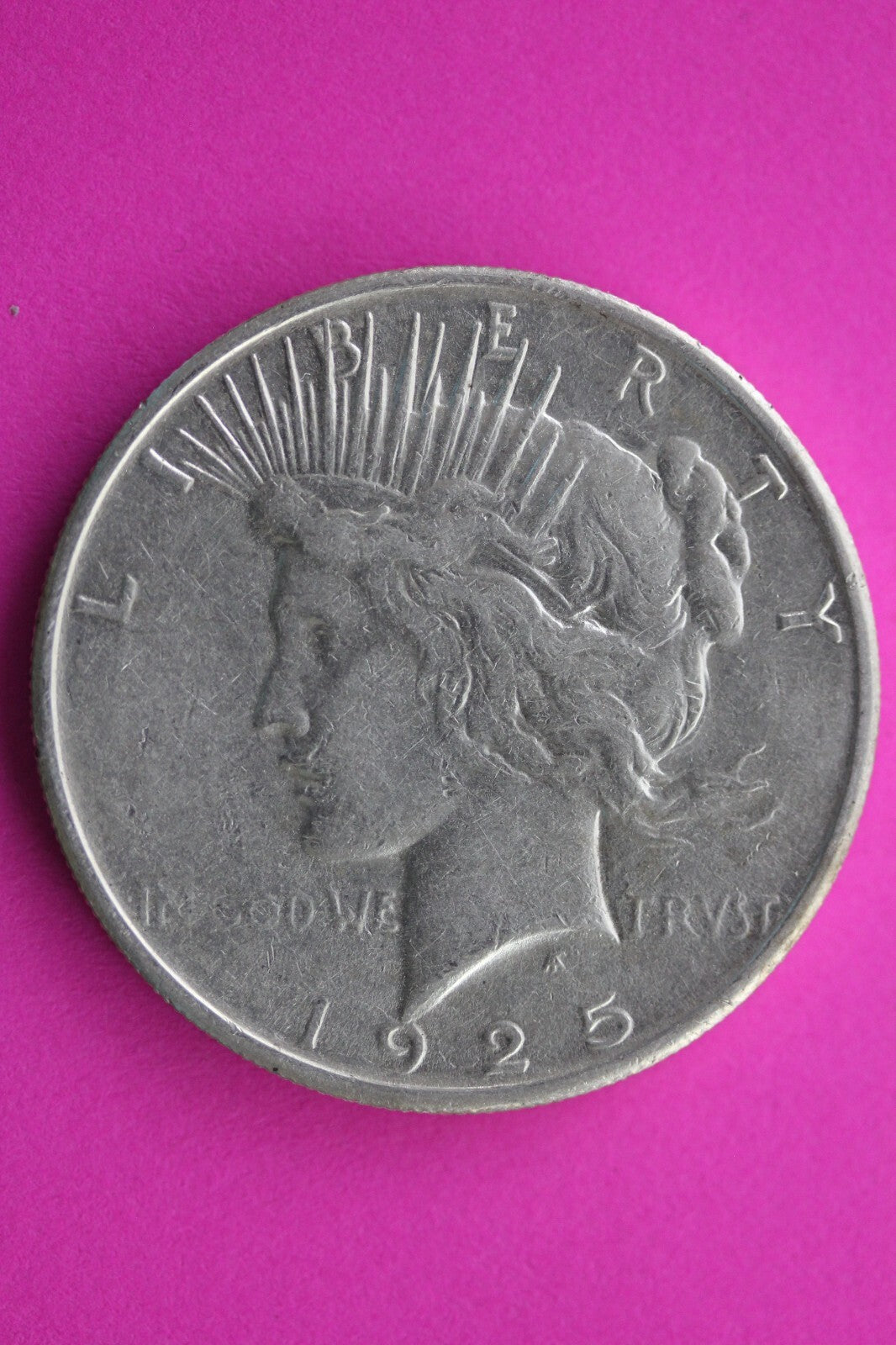 High Grade 1925 S Peace Silver Dollar LIberty Coin Guaranteed Authentic 0365N