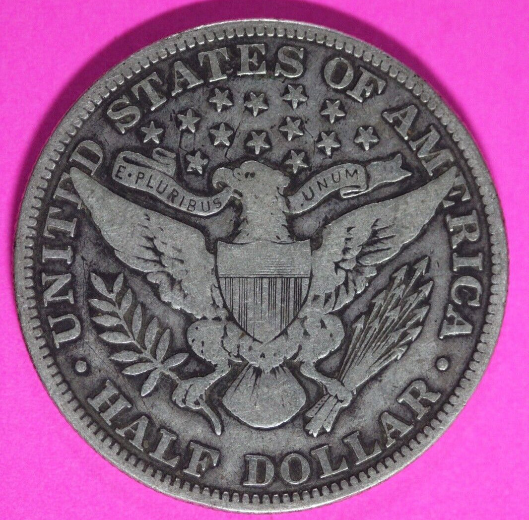 1912 P Barber Liberty Half Dollar Scarce Semi Key Date Coin Philadelphia 213