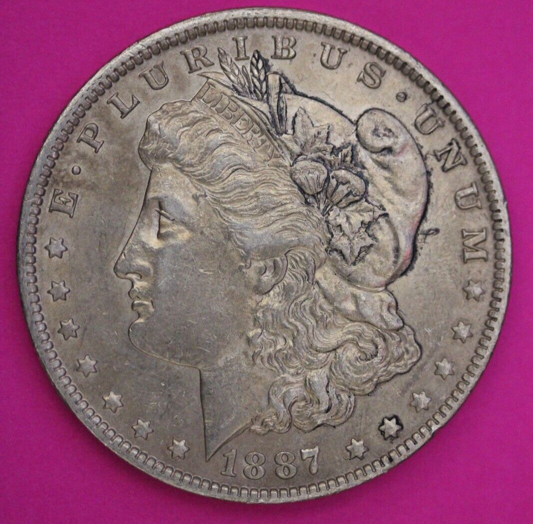 1887 O Morgan Silver Dollar Liberty Scarce Key Date Coin New Orleans Mint 333