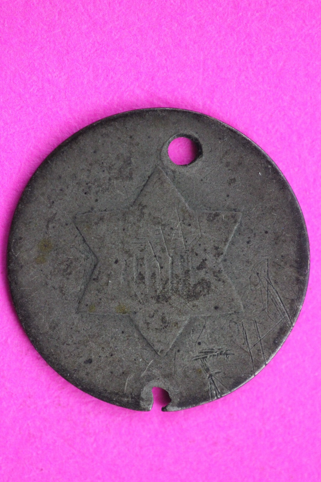 Dateless Trime 3 Three Cent Silver Dime Low Grade Holed Exact Coin Shown 16