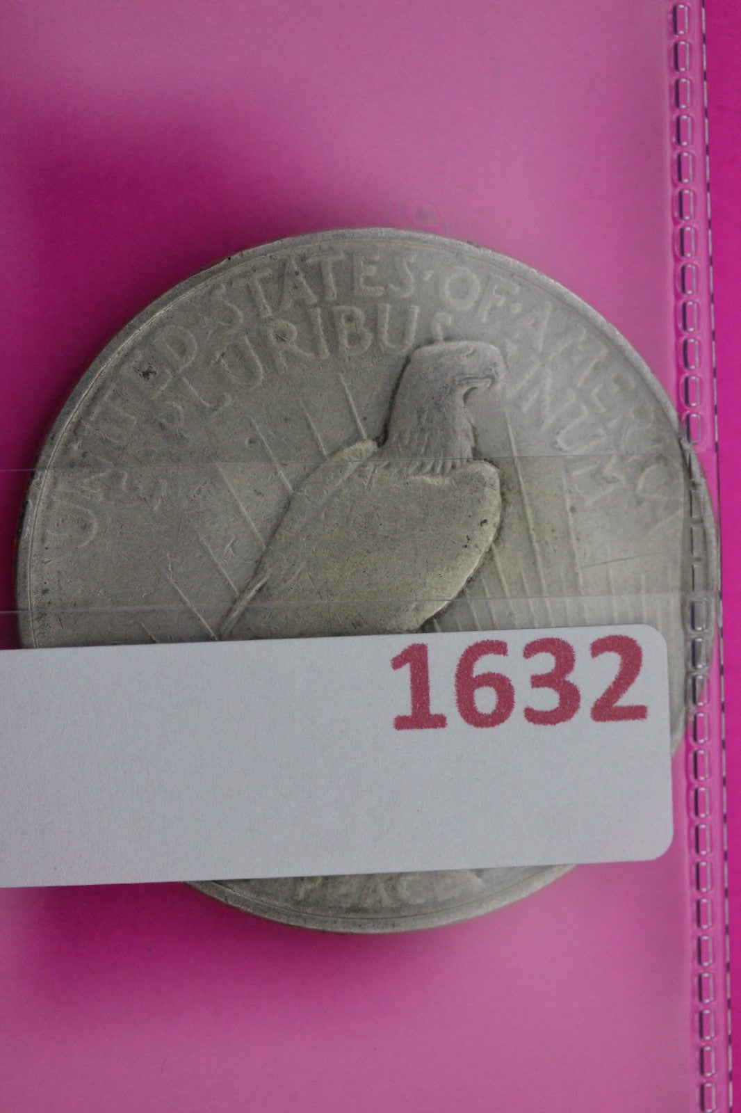 1927 D Peace Liberty Silver Dollar Guaranteed Authentic & Genuine Coin 1632