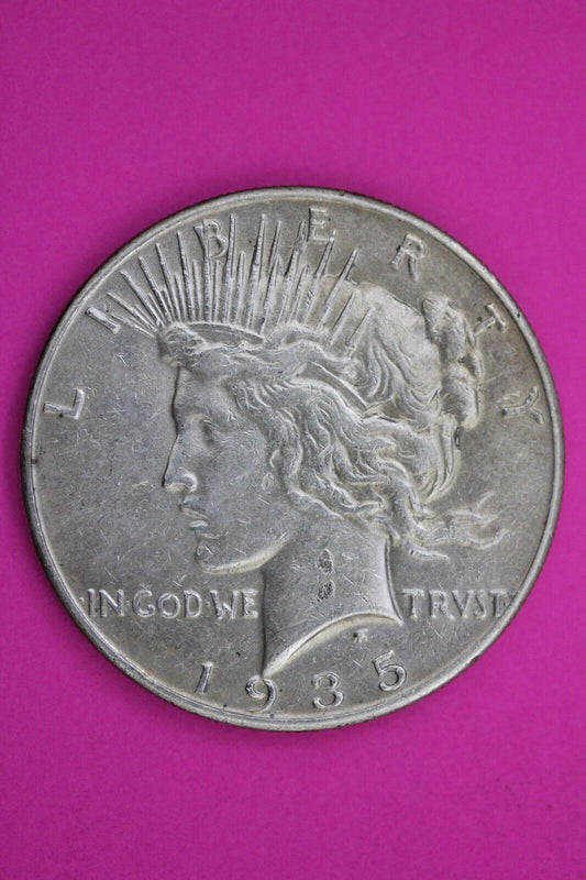 High Grade 1935 P Liberty Peace Silver Dollar Philadelphia Mint Nice Luster 205