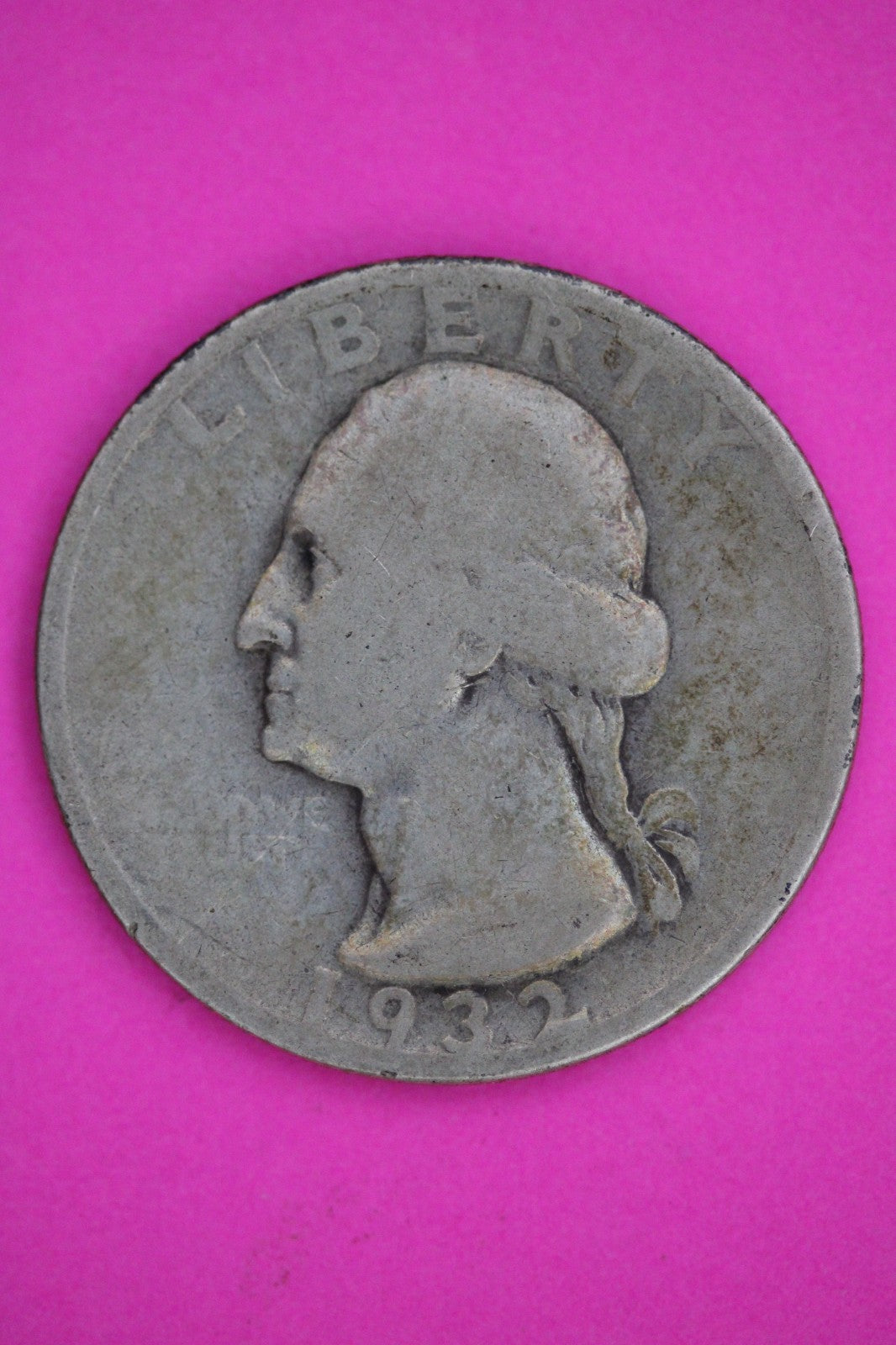 1932 S George Washington Silver Quarter Guaranteed Authentic Genuine Coin 2565