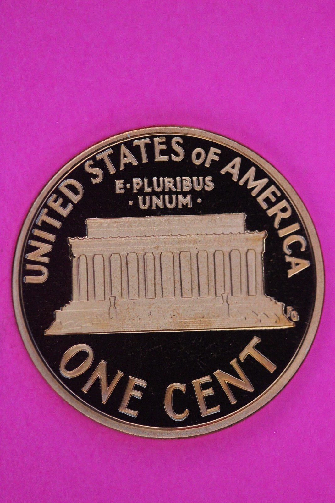 Gem Proof 2007 S Ultra Deep Cameo Lincoln Memorial Cent Same Coin In Pics TOM09