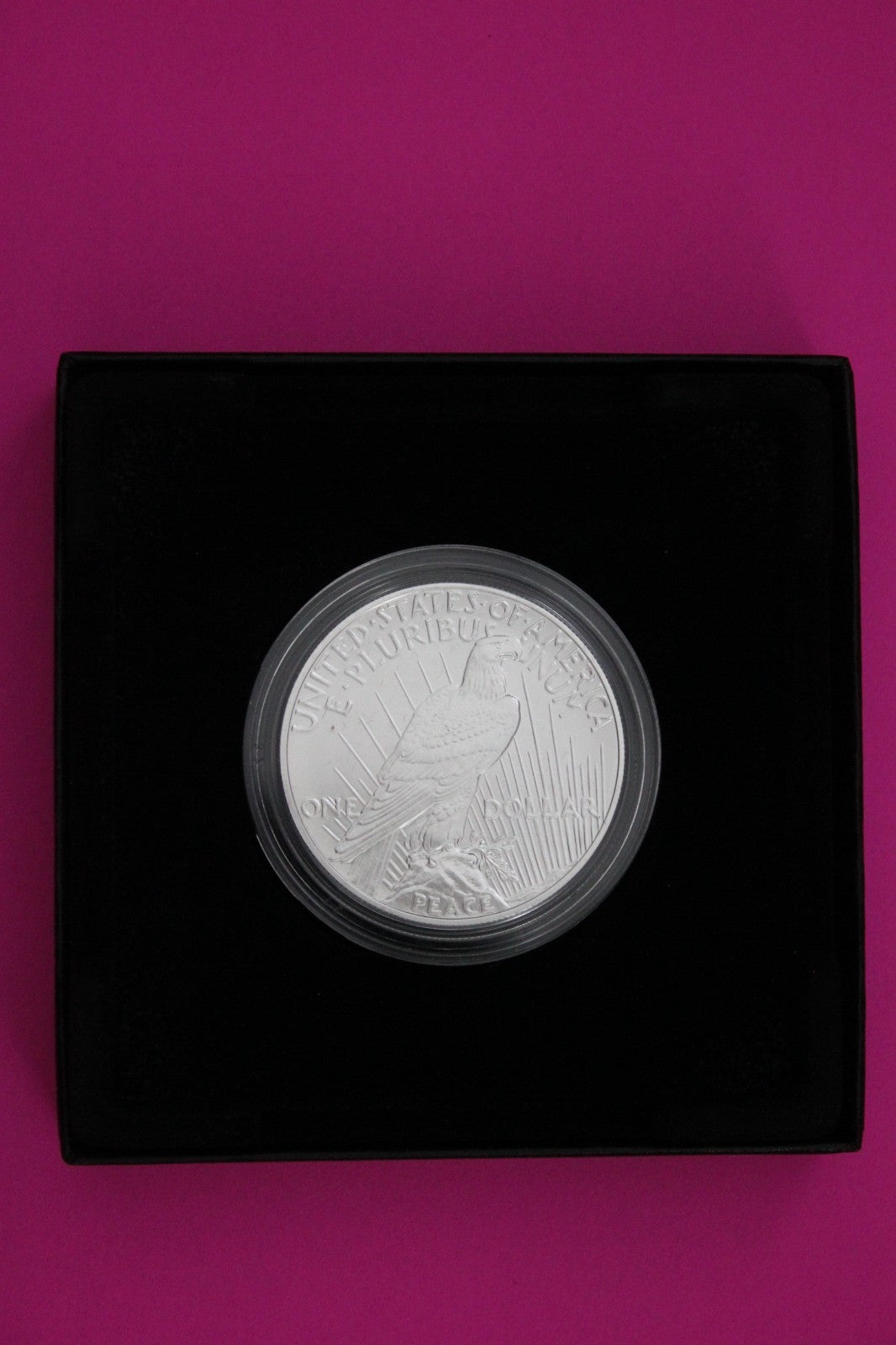 Gem Brilliant Uncirculated 2023 Peace P Silver Dollar 999 Fine Mint Box COA 6012