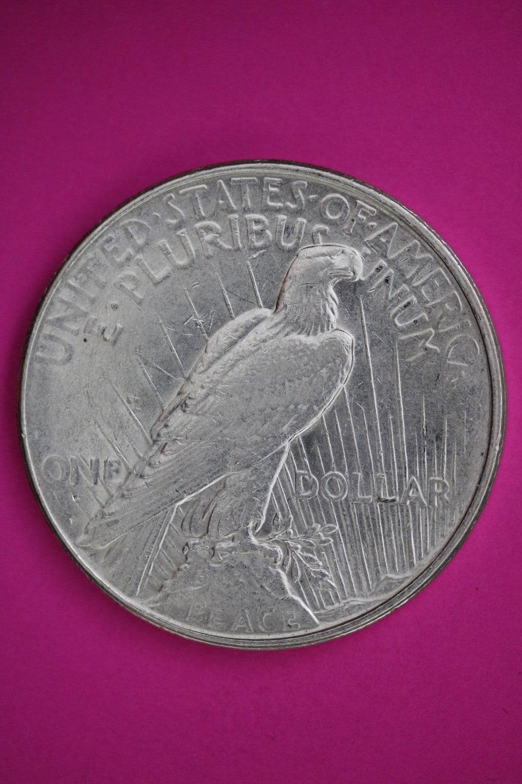 1923 D Peace Lady Liberty Semi Key Date Silver Dollar Guaranteed Authentic 2707