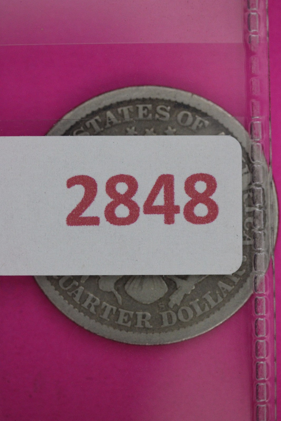 1895 S Barber Liberty Quarter Silver Guaranteed Authentic & Genuine Coin 2848