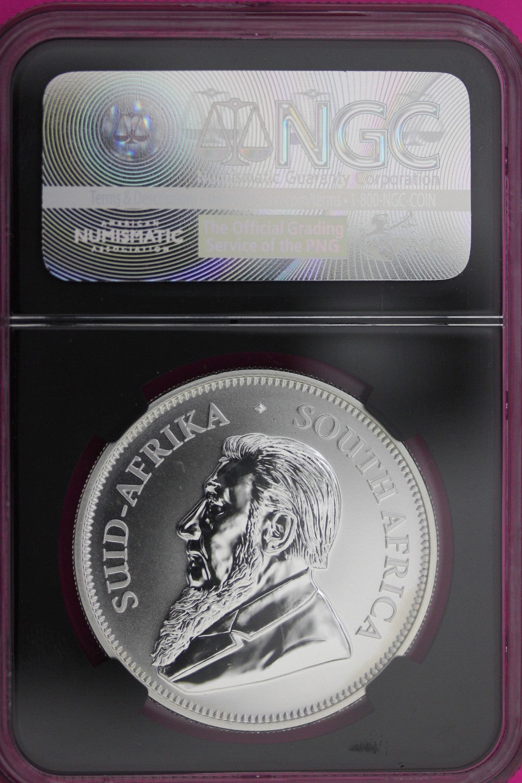 2017 SP 69 South Africa Krugarand 1 OZ Silver Coin NGC Graded Authentic Slab 144