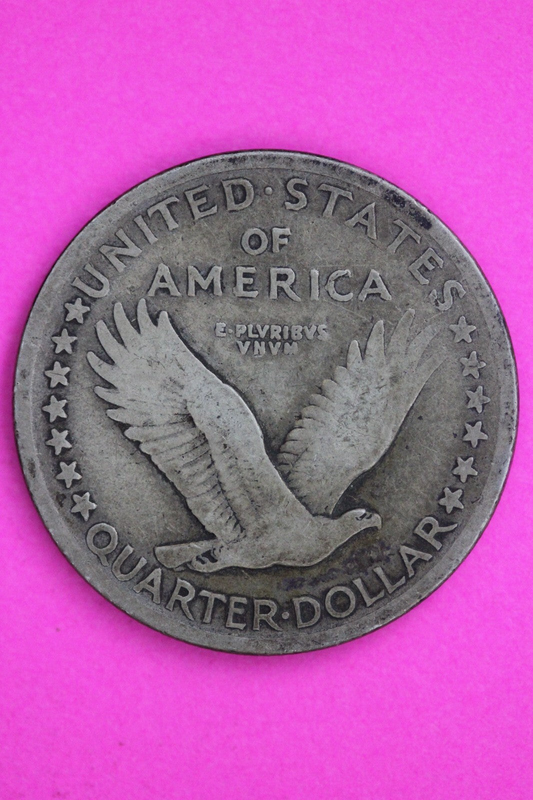 1917 D Type 1 Standing Liberty Silver Quarter Genuine Semi Key Date Coin G0623N